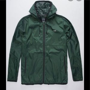 RVCA NWOT green Xl Hexstop jacket